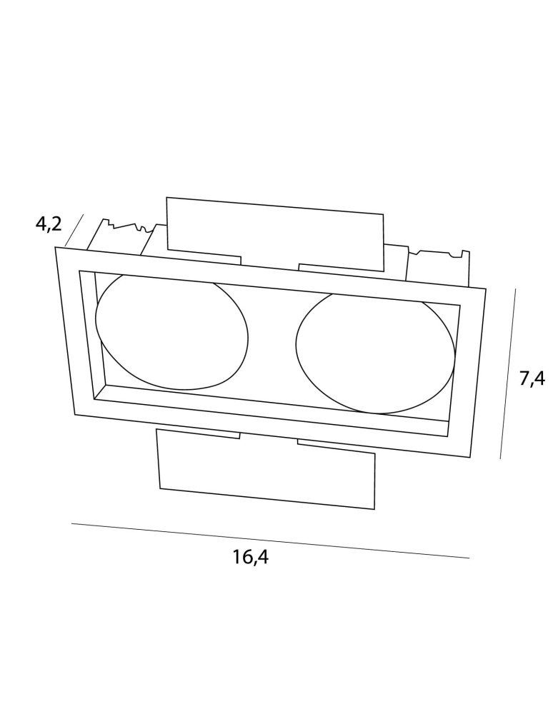 LED flush-mounted lamps - Maxlight Spilio Recessed Luminaire, To be Completed With Hm190 Module And Trafo Ht190 SPILIO H190.06 - product kolory-swiatla.pl 3