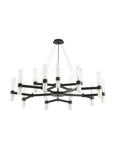 Step into Design CANDELA-15 gold 120cm pendant lamp DN1505-15 black