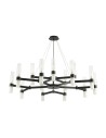 Step into Design CANDELA-15 gold 120cm pendant lamp DN1505-15 black
