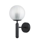 Modern Classic style wall lamps - Step into Design PALLA wall lamp black 15cm F070 black - product 1