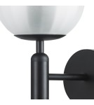 Modern Classic style wall lamps - Step into Design PALLA wall lamp black 15cm F070 black - product 2