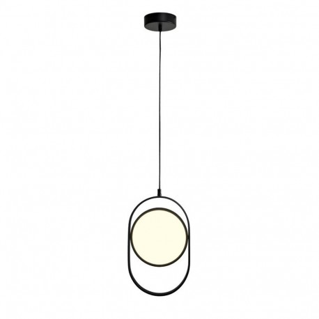 Step into Design Lampa wisząca ELIPSE M LED czarna 45cm 60217A-M