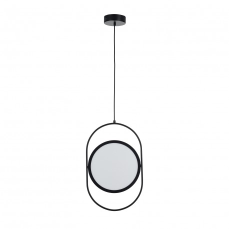 Step into Design Lampa wisząca ELIPSE M LED czarna 45cm 60217A-M