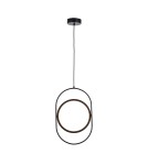 LED pendant lamps - Step into Design ELIPSE M LED pendant lamp black 45cm 60217A-M - product 4