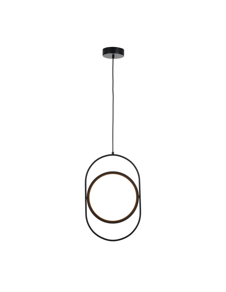LED pendant lamps - Step into Design ELIPSE M LED pendant lamp black 45cm 60217A-M - product kolory-swiatla.pl 4