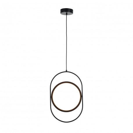 Step into Design Lampa wisząca ELIPSE M LED czarna 45cm 60217A-M