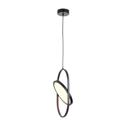 Step into Design Lampa wisząca ELIPSE M LED czarna 45cm 60217A-M