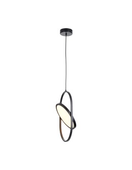 Step into Design Lampa wisząca ELIPSE M LED czarna 45cm 60217A-M