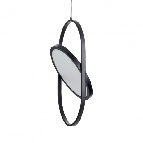 Step into Design Lampa wisząca ELIPSE M LED czarna 45cm 60217A-M