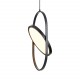 Step into Design Lampa wisząca ELIPSE M LED czarna 45cm 60217A-M