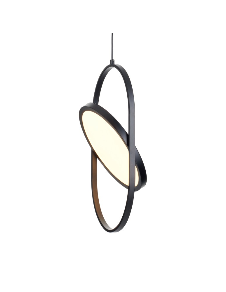 LED pendant lamps - Step into Design ELIPSE M LED pendant lamp black 45cm 60217A-M - product kolory-swiatla.pl 9