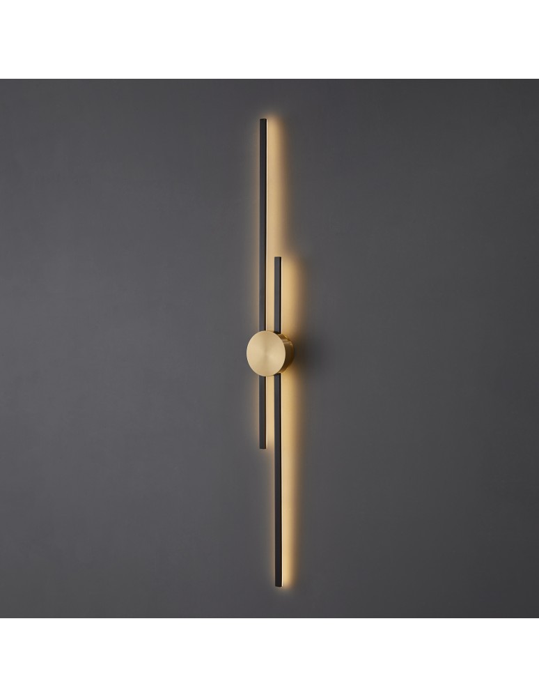 LED wall lamps - Step into Design CENTRO wall lamp black 122cm ST-B3327-L - product kolory-swiatla.pl 2