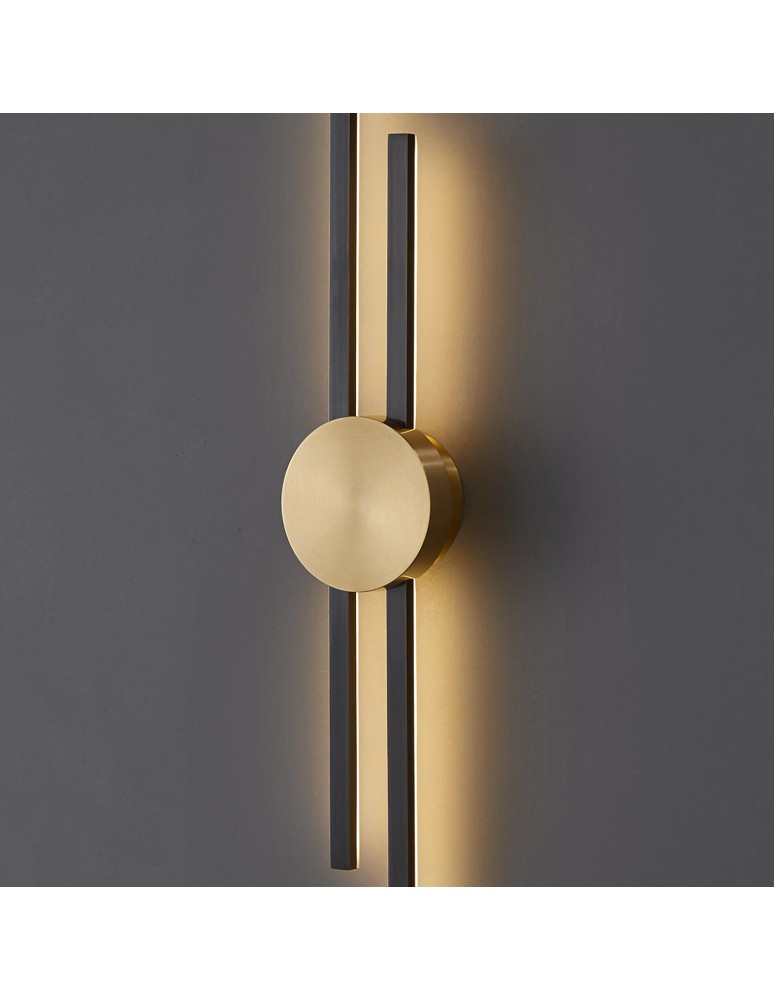 LED wall lamps - Step into Design CENTRO wall lamp black 122cm ST-B3327-L - product kolory-swiatla.pl 3