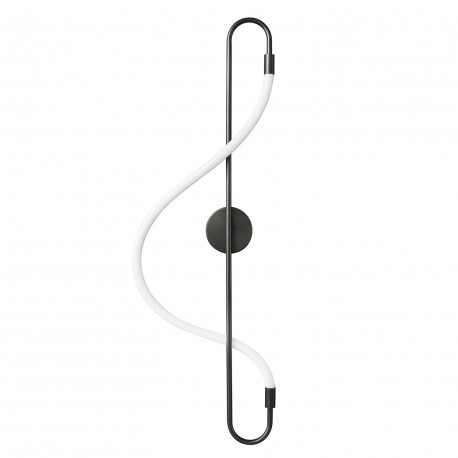 Step into Design Lampa ścienna ESSA czarna 90cm ST-B3554 black