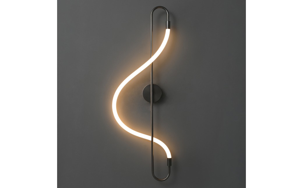 Step into Design Lampa ścienna ESSA czarna 90cm ST-B3554 black