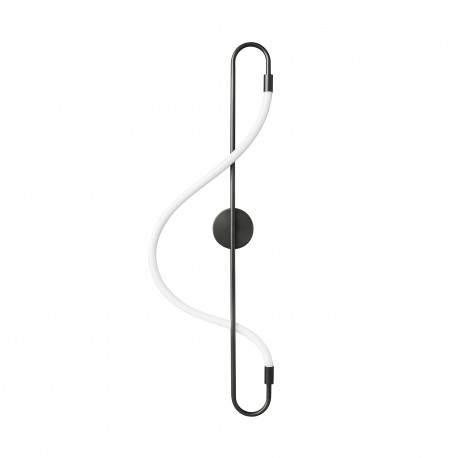 Step into Design Lampa ścienna ESSA czarna 90cm ST-B3554 black