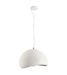 Single pendant lamps - Step into Design STONE LED pendant lamp white 60cm DN426-600 - product 1