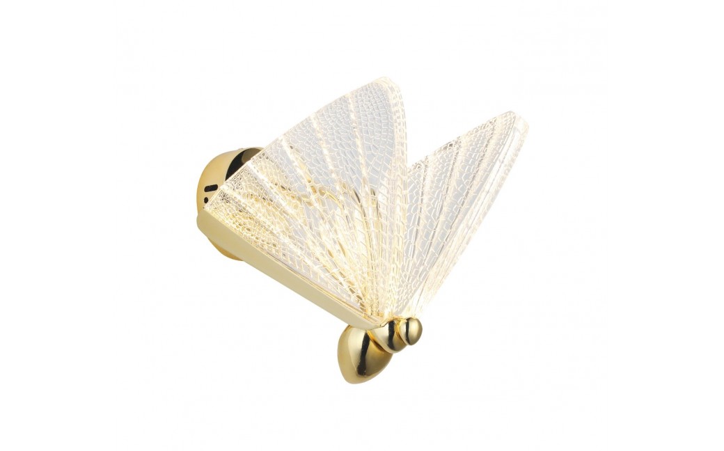 Step into Design Lampa ścienna BEE LED złota 18cm ST-W0612-1S