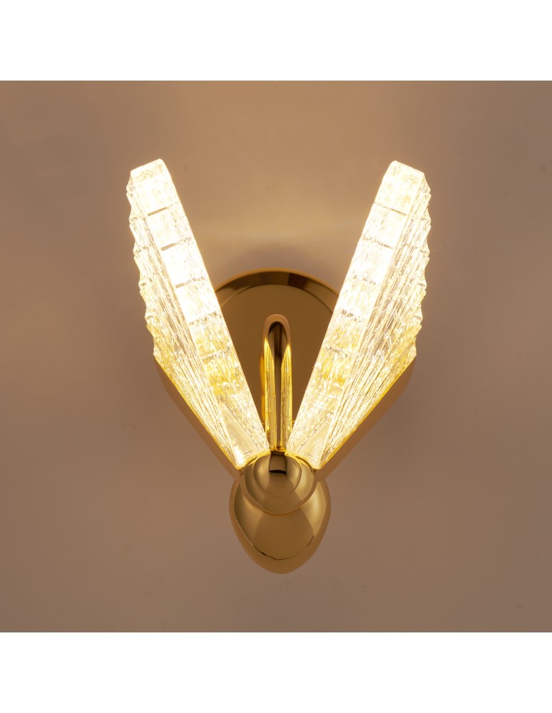 Designer wall lamps - Step into Design BEE LED gold 18cm wall lamp ST-W0612-1S - product kolory-swiatla.pl 7