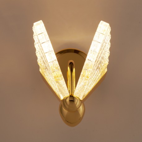 Step into Design Lampa ścienna BEE LED złota 18cm ST-W0612-1S