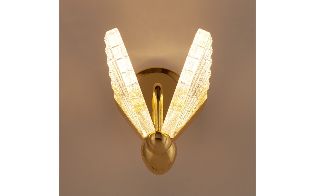 Step into Design Lampa ścienna BEE LED złota 18cm ST-W0612-1S