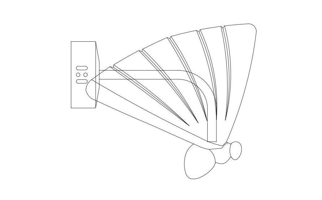 Step into Design Lampa ścienna BEE LED złota 18cm ST-W0612-1S