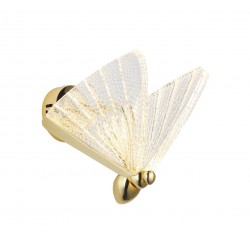 Step into Design Lampa ścienna BEE LED złota 22cm ST-W0612-1B