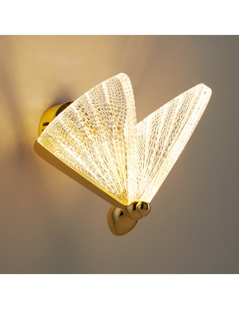 Designer wall lamps - Step into Design BEE LED wall lamp gold 22cm ST-W0612-1B - product kolory-swiatla.pl 5