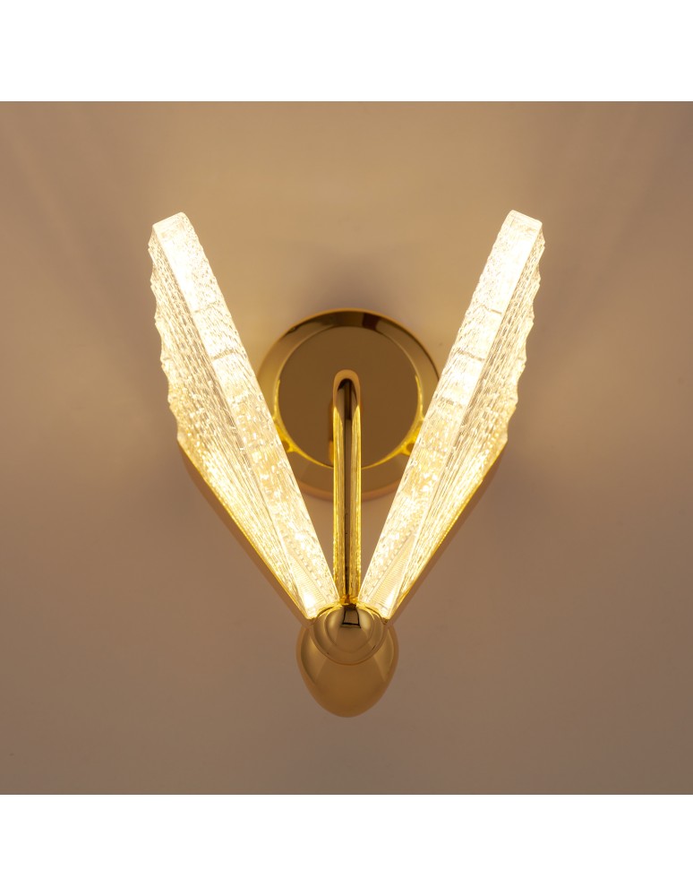 Designer wall lamps - Step into Design BEE LED wall lamp gold 22cm ST-W0612-1B - product kolory-swiatla.pl 6