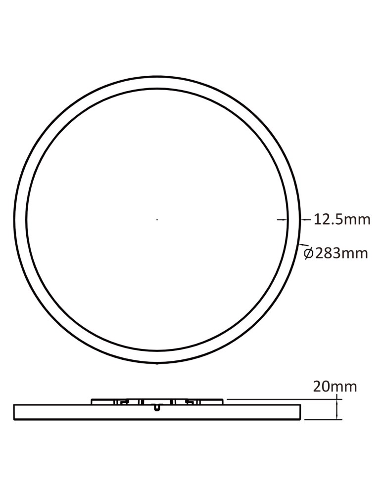 LED Plafonds - Light Prestige Plafond Pryzma 2 x LED CCT white LP-1707/1C-28 WH - product kolory-swiatla.pl 4