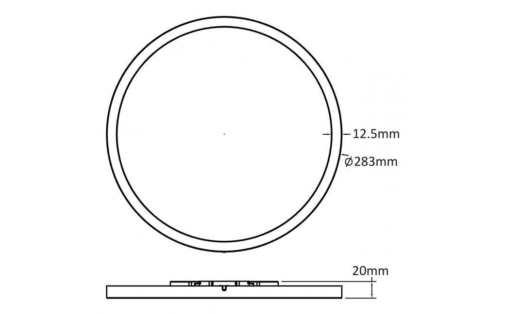 Light Prestige Plafon Pryzma 2 x LED CCT biały LP-1707/1C-28 WH