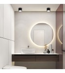 Bathroom ceiling lamps - Light Prestige Kendal surface-mounted luminaire 1 x GX53 black LP-6331/1SM IP65 BK - product 2