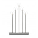 Markslojd GABRIEL Candlestick 5L Stal/ Transparentny 704840