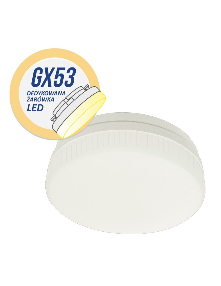 GX53 230V LED bulbs - Light Prestige LED bulb LP-GX53-7W 3000K - product kolory-swiatla.pl 1