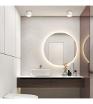 Hermetic ceiling luminaires - Light Prestige Kendal surface-mounted luminaire 1 x GX53 white LP-6331/1SM IP65 WH - product 2