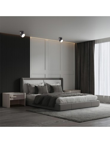 Light Prestige Kendal surface-mounted luminaire 1 x GX53 black LP-6331/1SM BK movable - product 2