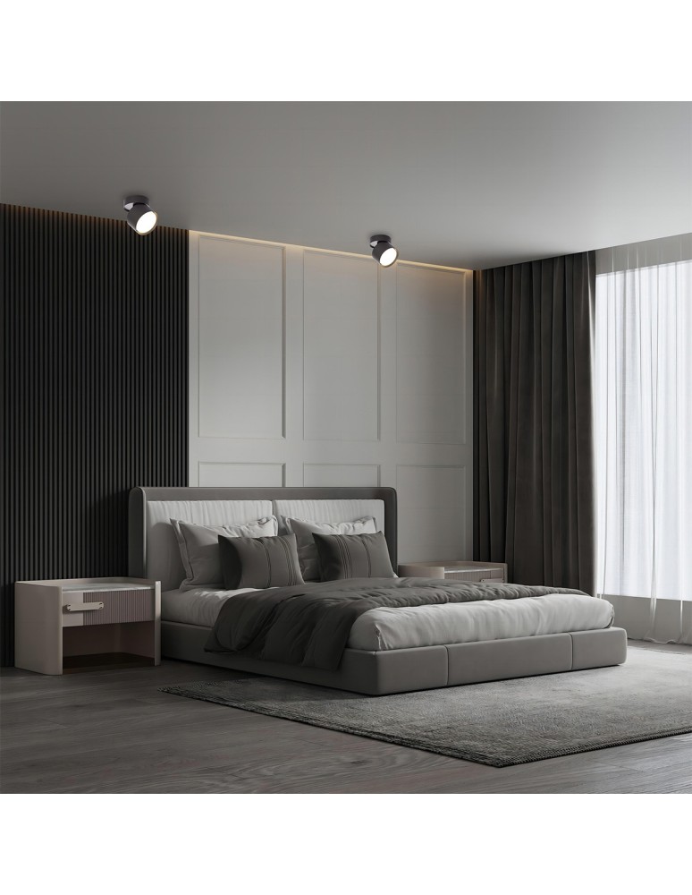 Adjustable ceiling lamps - spots - Light Prestige Kendal surface-mounted luminaire 1 x GX53 black LP-6331/1SM BK movable - product kolory-swiatla.pl 2