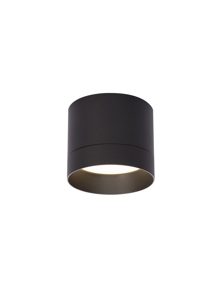 Round ceiling luminaires - Light Prestige Kendal surface-mounted luminaire 1 x GX53 black LP-6331/1SM L BK - product kolory-swiatla.pl 1