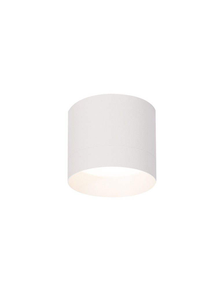 Round ceiling luminaires - Light Prestige Kendal surface-mounted luminaire 1 x GX53 white LP-6331/1SM L WH - product kolory-swiatla.pl 1