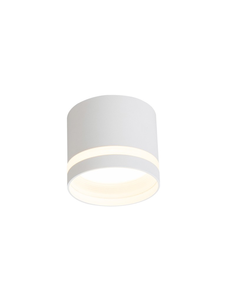 Round ceiling luminaires - Light Prestige Kendal surface-mounted luminaire 1 x GX53 white LP-6331/1SM R1 WH - product kolory-swiatla.pl 1