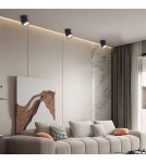 Adjustable ceiling lamps - spots - Light Prestige Kendal surface-mounted luminaire 1 x GX53 black LP-6331/1SM R1 BK movable - product 2