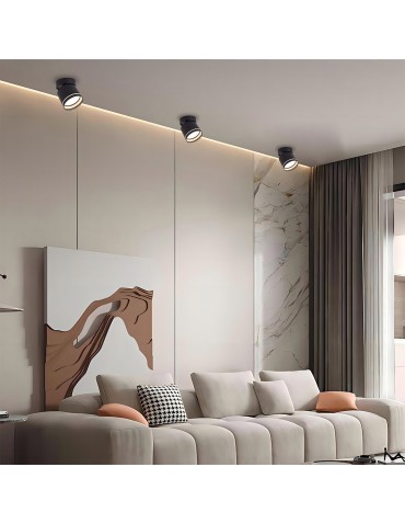 Light Prestige Kendal Oprawa natynkowa 1 x GX53 czarna LP-6331/1SM R1 BK movable - produkt 2