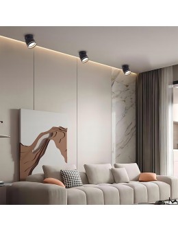 Light Prestige Kendal surface-mounted luminaire 1 x GX53 black LP-6331/1SM R1 BK movable - product 2