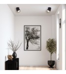 Adjustable ceiling lamps - spots - Light Prestige Kendal surface-mounted luminaire 1 x GX53 black LP-6331/1SM R1 BK movable - product 3