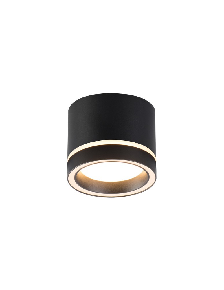 Round ceiling luminaires - Light Prestige Kendal surface-mounted luminaire 1 x GX53 black LP-6331/1SM R2 BK - product kolory-swiatla.pl 1