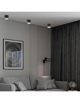 Light Prestige Kendal surface-mounted luminaire 1 x GX53 black LP-6331/1SM R2 BK - product 2