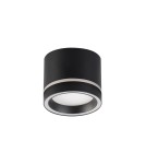 Round ceiling luminaires - Light Prestige Kendal surface-mounted luminaire 1 x GX53 black LP-6331/1SM R2 BK - product 3