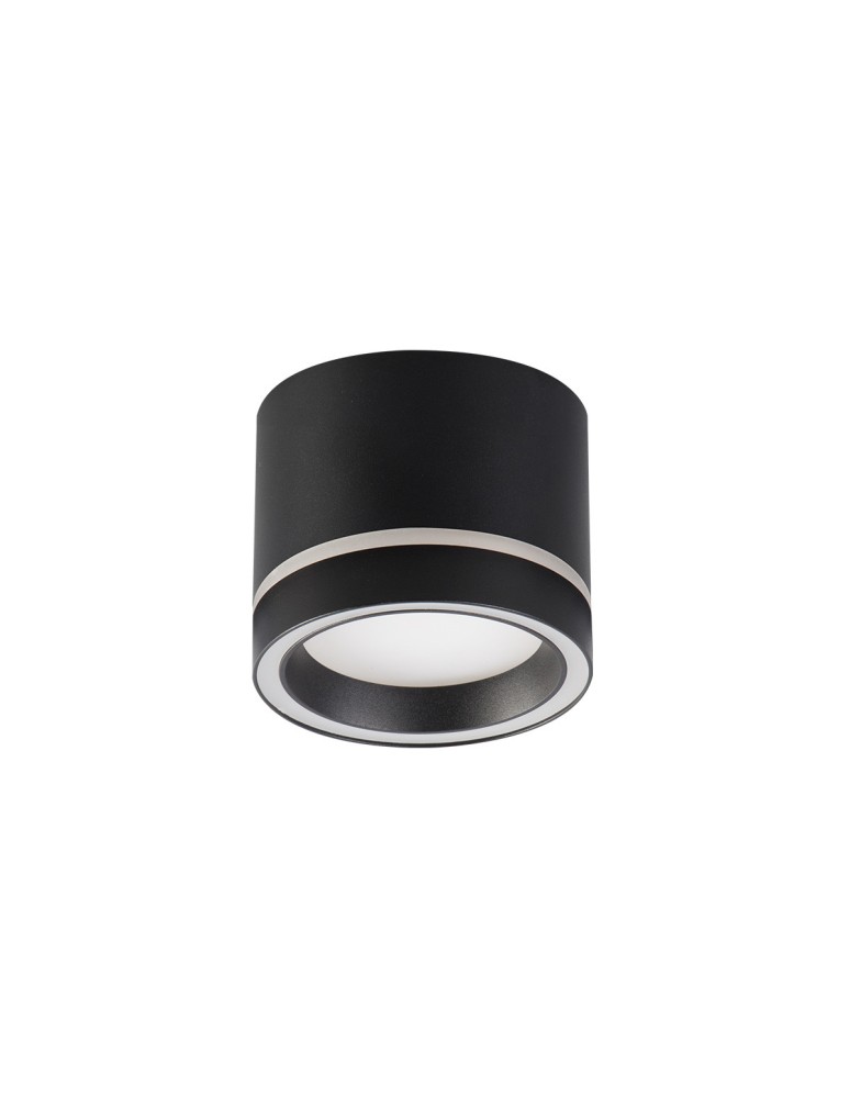 Round ceiling luminaires - Light Prestige Kendal surface-mounted luminaire 1 x GX53 black LP-6331/1SM R2 BK - product kolory-swiatla.pl 3