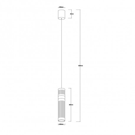 Light Prestige Lampa wisząca Ambiente LED CCT grafitowa LP-1510/1P grafit