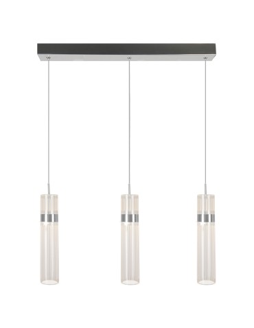 Light Prestige Ambiente 3 LED CCT chrome pendant lamp LP-1510/3L CH